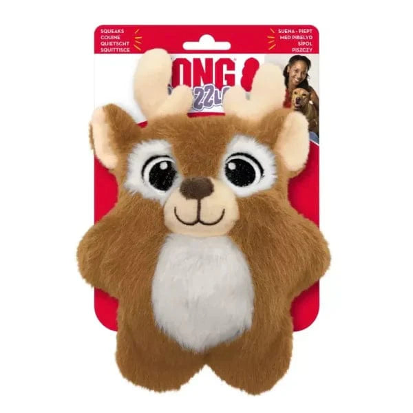 KONG Holiday Snuzzles Reindeer Medium Dog Toy