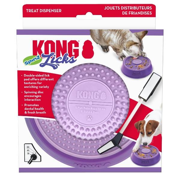 KONG Licks Spinz Cat Toy