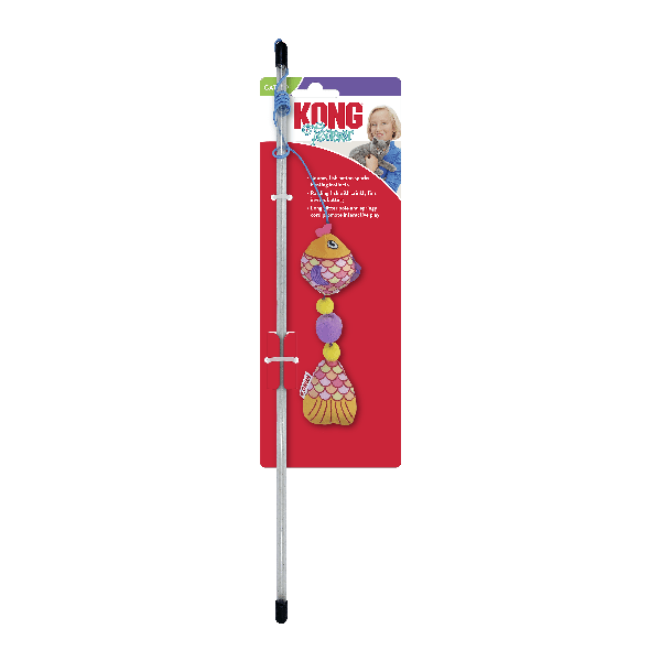 KONG Scrattles Fish Teaser Cat Toy
