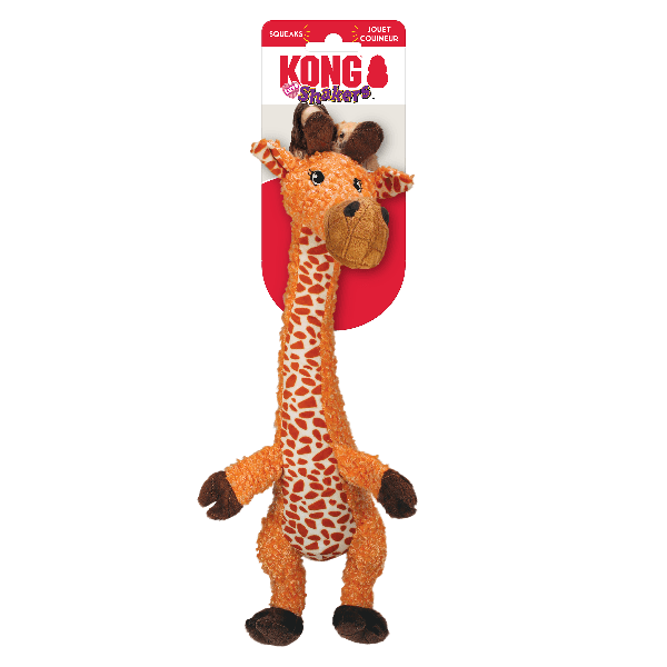 KONG Shakers Luvs Giraffe Dog Toy