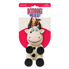 KONG Wiggi Cow Dog Toy