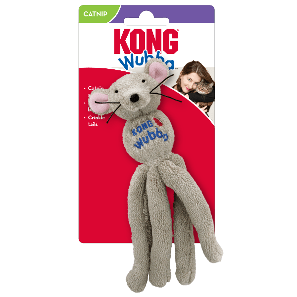 KONG Wubba Mouse Cat Toy