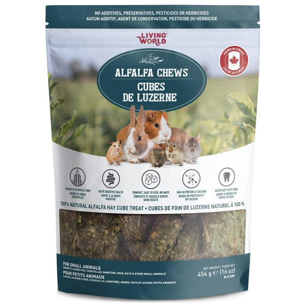 Living World Alfalfa Chews for Small Animals
