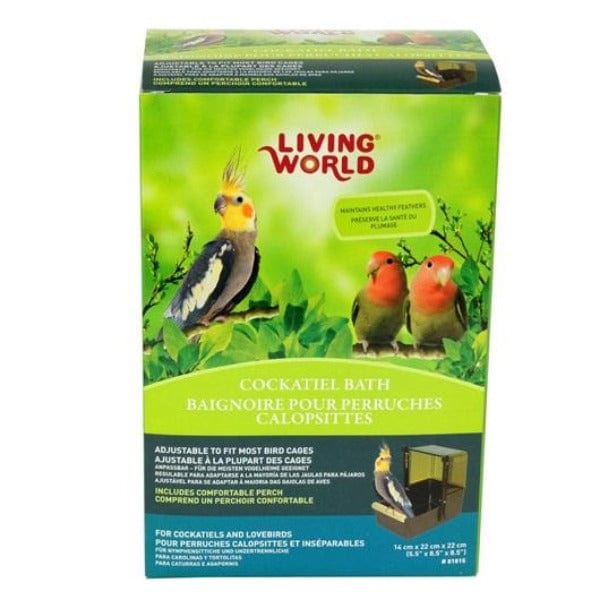 Living World Cockatiel Bath