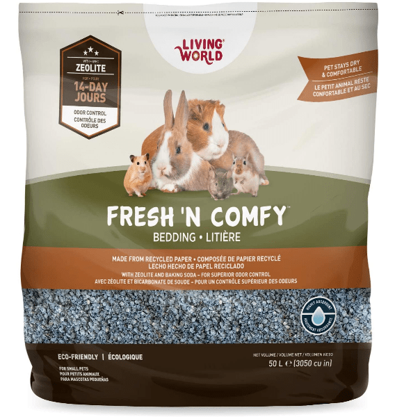 Living World Fresh 'N Comfy Bedding for Small Animals; Blue