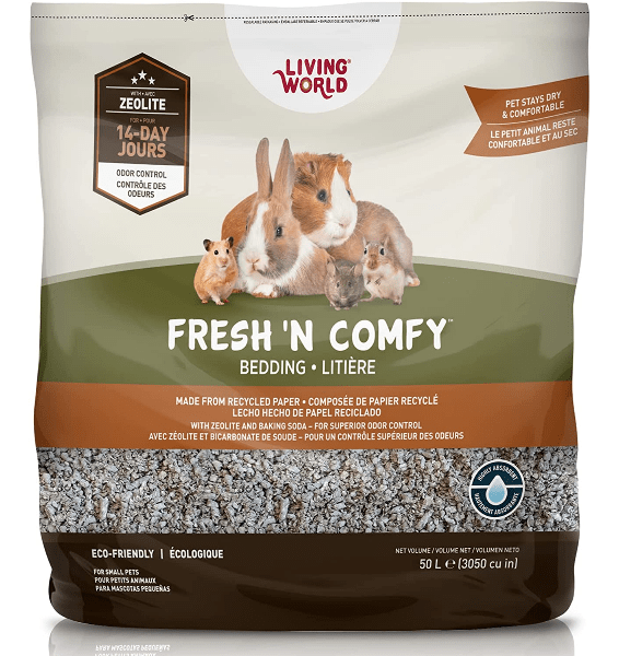 Living World Fresh 'N Comfy Bedding for Small Animals; Tan