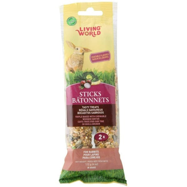 Living World Fruit Flavour Rabbit Treat Sticks