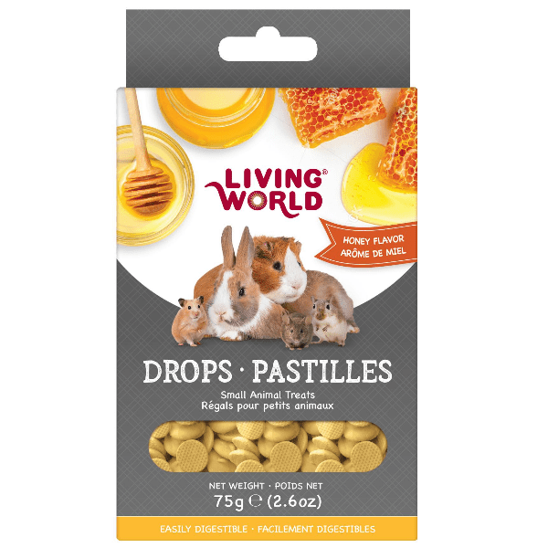 Living World Honey Flavour Drops Small Animal Treats