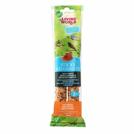 Living World Honey Flavour Finch Treat Sticks