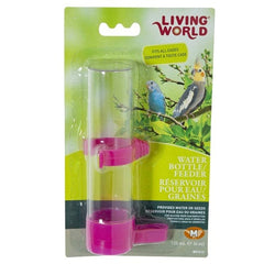 Living World Medium Water Bottle/Feeder Combo for Birds