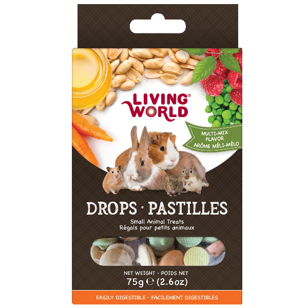 Living World Multi-Mix Flavour Drops Small Animal Treats