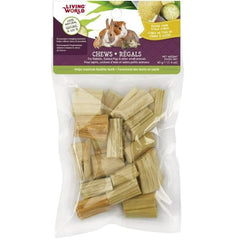 Living World Sugarcane Stalk Cubes Chews for Small Animals