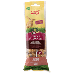 Living World Vegetable Flavour Rabbit Treat Sticks