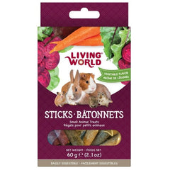 Living World Vegetable Flavour Sticks Small Animal Treats