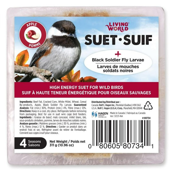 Living World Wild Bird Suet - Apple
