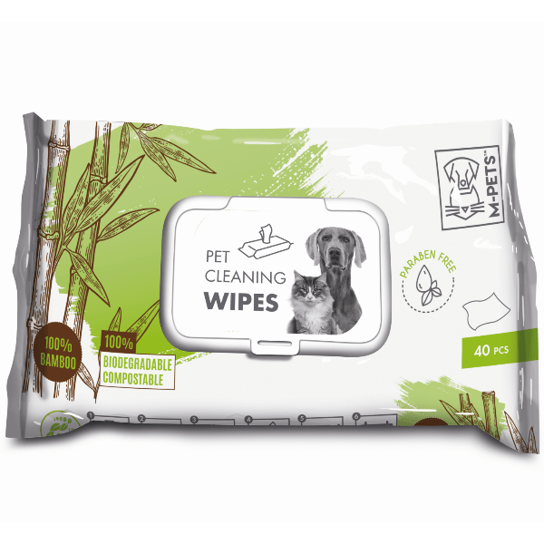 M-PETS Cleaning Bamboo Wipes