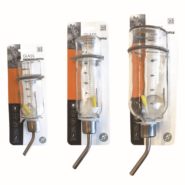 M-PETS Glass Drinking Bottle