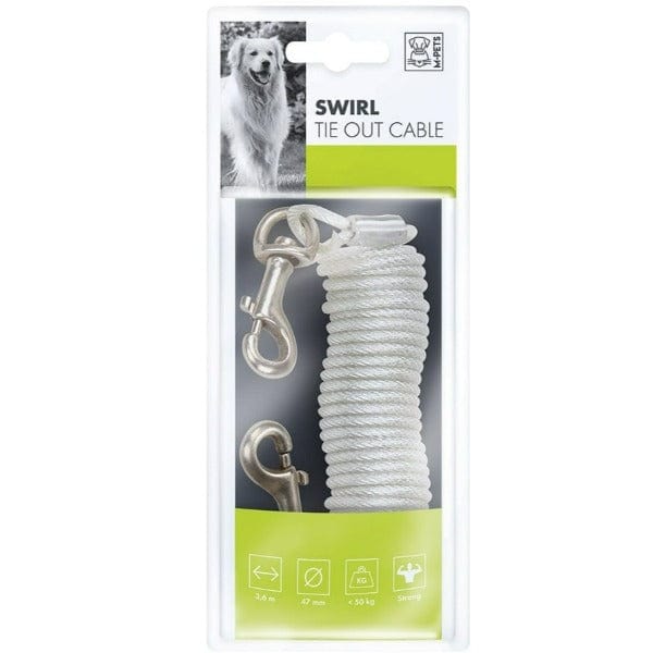 M-PETS Swirl Tie Out Cable
