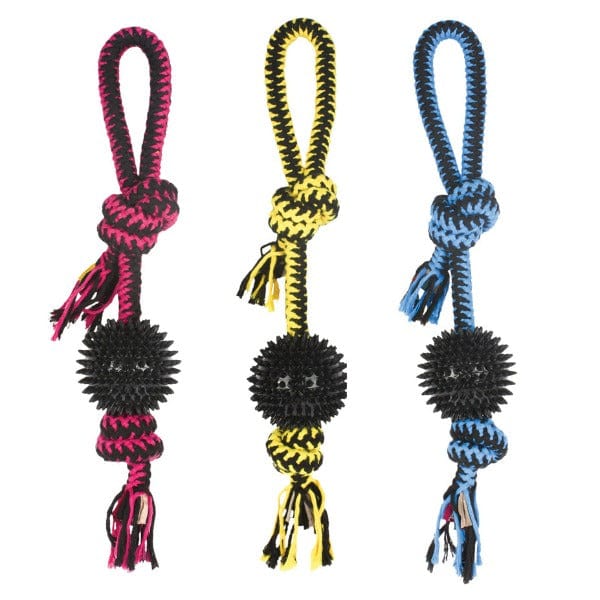 M-PETS Twist Prickly Ball Rope