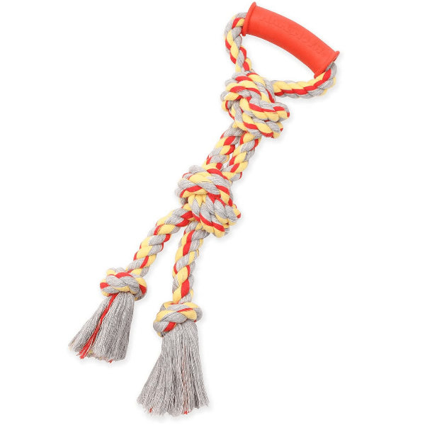 Mammoth Flossy Chews Twin Tug Dog Toy