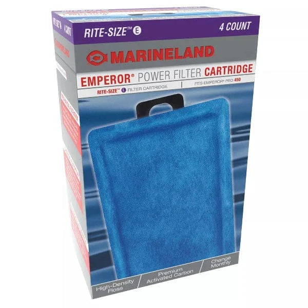 Marineland Emperor Power Filter Replacement Cartridges; Rite-Size E