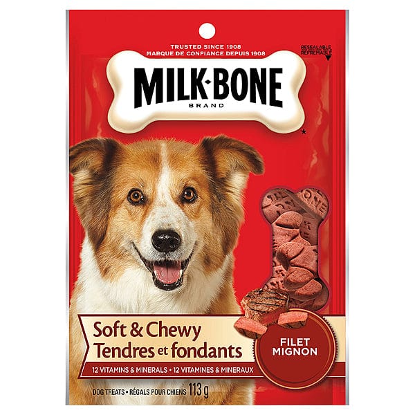 Milk-Bone Filet Mignon Flavour Soft & Chewy Dog Treats