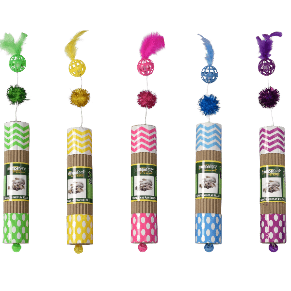 Multipet Cardboard Roller Catnip Cat Toy