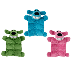 Multipet Mini Loofa Dog Squeaker Mat Assorted Dog Toy