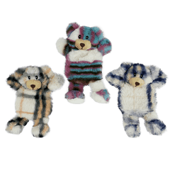 Multipet Minipet Berman Bear Plush Dog Toy