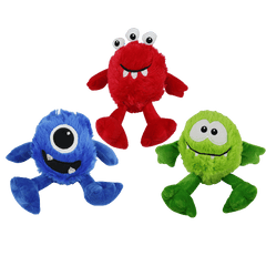 Multipet Monsters Assorted Plush Dog Toy