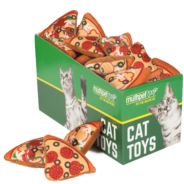 Multipet Pizza Cat Toy