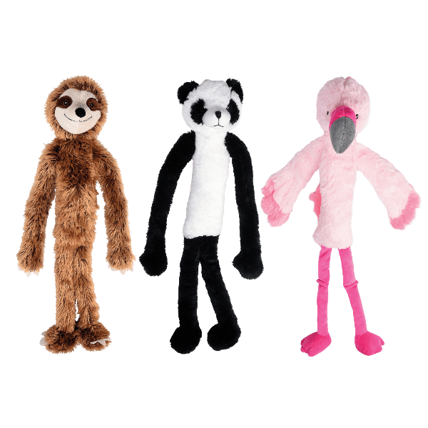 Multipet Swingin Slevins Plush Dog Toy