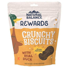 Natural Balance Crunchy Biscuits With Real Duck Recipe, 14oz