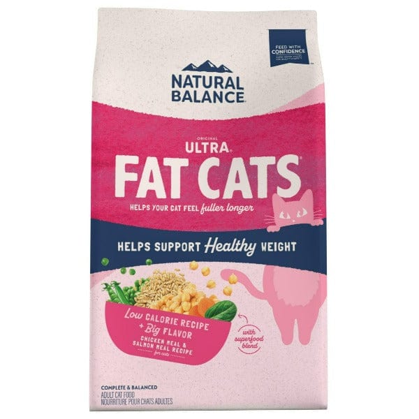 Natural Balance Fat Cats Chicken Meal & Salmon Meal Recipe Dry Cat Food