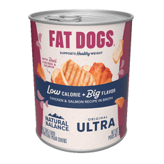 Natural Balance Fat Dogs Chicken & Salmon Recipe in Broth Canned Dog Food