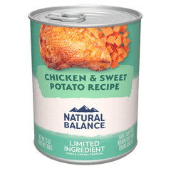 Natural Balance Limited Ingredient Chicken & Sweet Potato Recipe Canned Dog Formula