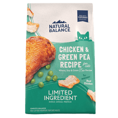 Natural Balance Limited Ingredient Grain Free Chicken & Green Pea Recipe Dry Cat Food