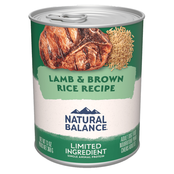 Natural Balance Limited Ingredient Lamb & Brown Rice Recipe Canned Dog Food