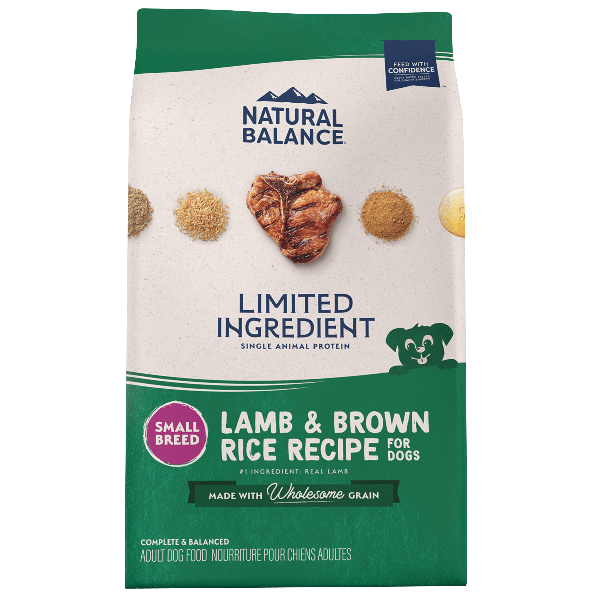 Natural Balance Limited Ingredient Lamb & Brown Rice Small Breed Recipe Dry Dog Food