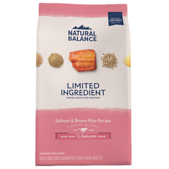 Natural Balance Limited Ingredient Salmon & Brown Rice Recipe Dry Dog Food, 24lb