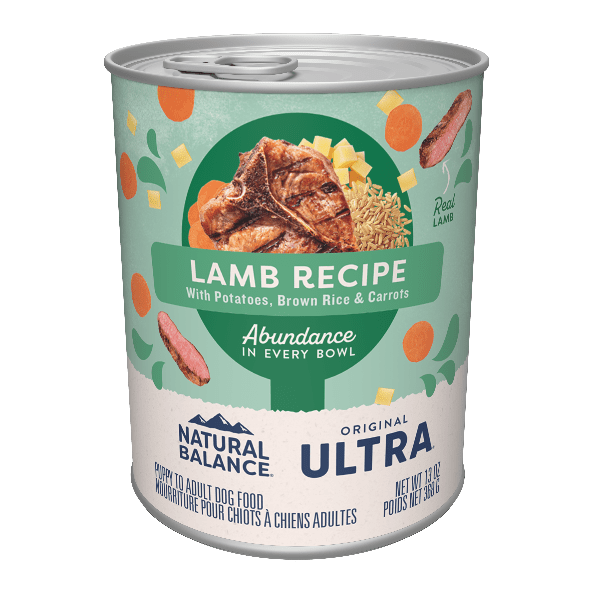 Natural Balance Original Ultra Lamb Recipe Paté Canned Dog Food
