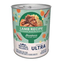 Natural Balance Original Ultra Lamb Recipe Paté Canned Dog Food