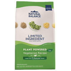 Natural Balance Plant Powered Vegetarian Recipe Dry Dog Food
