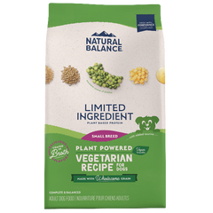 Natural Balance Plant Powered Vegetarian Small Breed Recipe Dry Dog Food