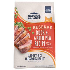 Natural Balance Reserve Grain Free Duck & Green Pea Recipe Dry Cat Food