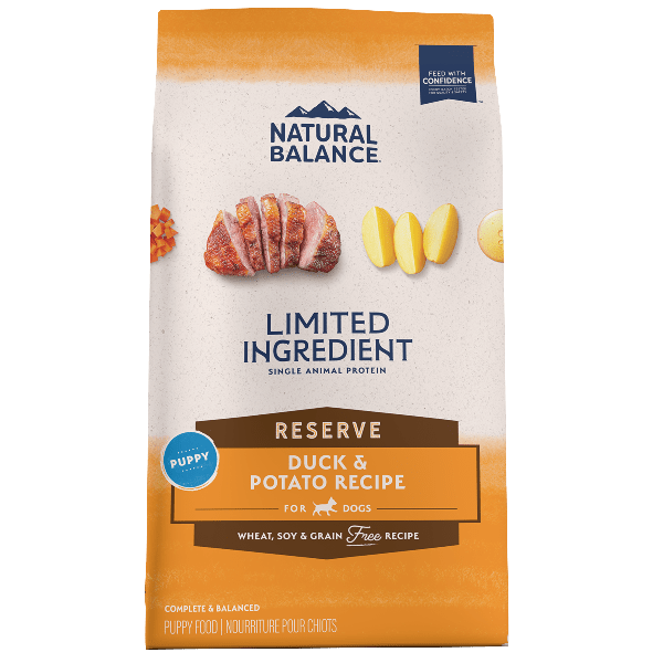 Natural Balance Reserve Grain Free Duck & Potato Puppy Recipe Dry Dog Food