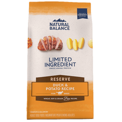 Natural Balance Reserve Grain Free Duck & Potato Recipe Dry Dog Food