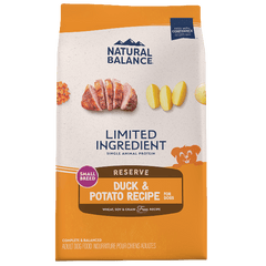 Natural Balance Reserve Grain Free Duck & Potato Small Breed Recipe Dry Dog Food