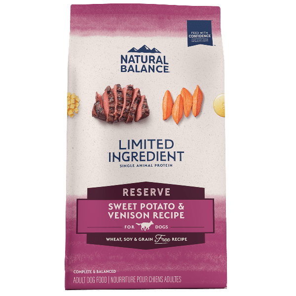 Natural Balance Reserve Grain Free Sweet Potato & Venison Recipe Dry Dog Food