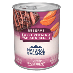 Natural Balance Reserve Limited Ingredient Sweet Potato & Venison Recipe Canned Dog Food